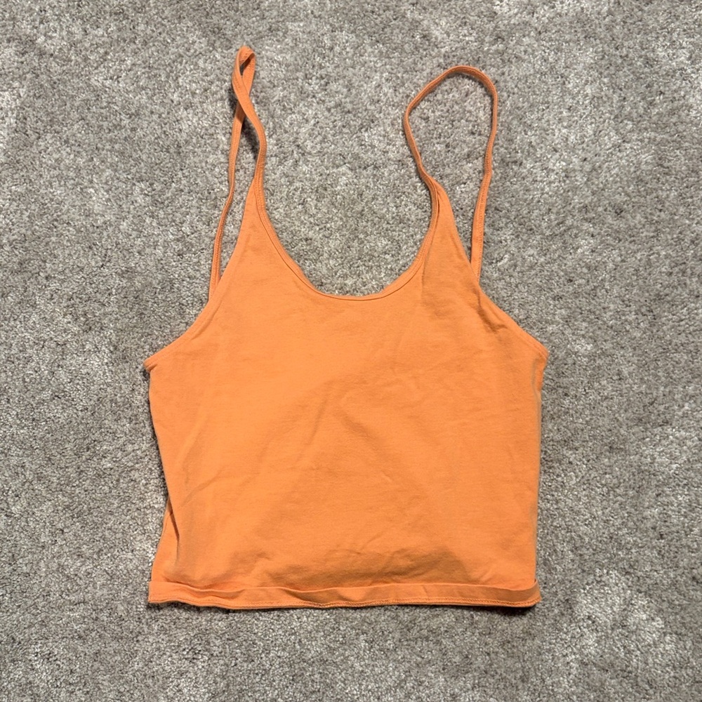 American Eagle Orange Women's Tank Top
